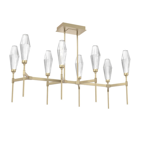Aalto LED Linear Suspension in Gilded Brass (404|PLB0049-48-GB-RC-001-L1)