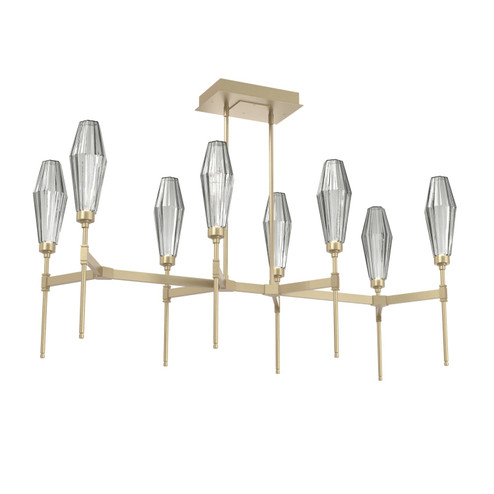 Aalto LED Linear Suspension in Gilded Brass (404|PLB0049-48-GB-RS-001-L3)