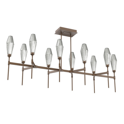 Aalto LED Linear Suspension in Flat Bronze (404|PLB0049-67-FB-RS-001-L1)