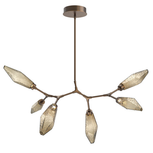 Rock Crystal LED Lantern in Flat Bronze (404|PLB0050-BA-FB-CB-001-L3)