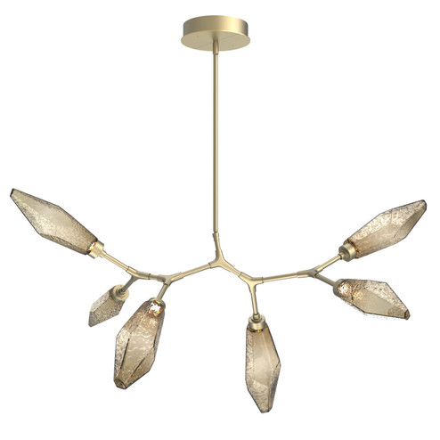 Rock Crystal LED Lantern in Gilded Brass (404|PLB0050-BA-GB-CB-001-L3)
