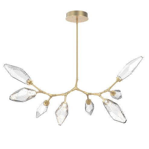 Rock Crystal LED Lantern in Gilded Brass (404|PLB0050-BB-GB-CC-001-L3)