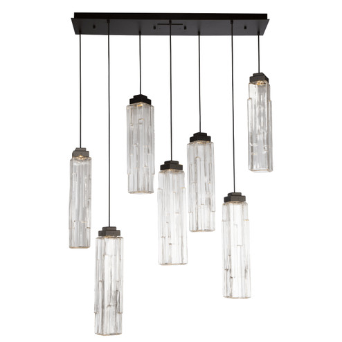 Ledgestone LED Linear Pendant in Flat Bronze (404|PLB0056-07-FB-LC-C01-L3)