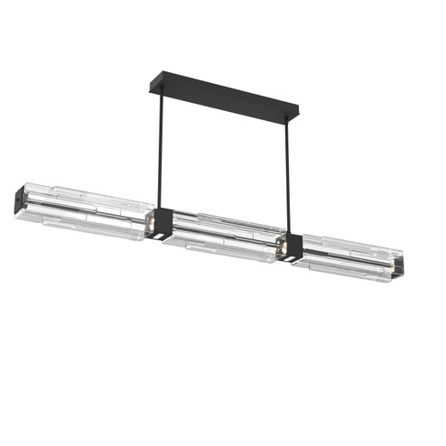 Ledgestone LED Linear Dining in Matte Black (404|PLB0056-67-MB-LC-001-L3)