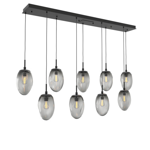 Meteo Nine Light Pendant in Matte Black (404|PLB0063-09-MB-S-C01-E2)