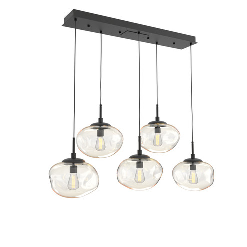 Nova Five Light Pendant in Matte Black (404|PLB0064-05-MB-A-C01-E2)