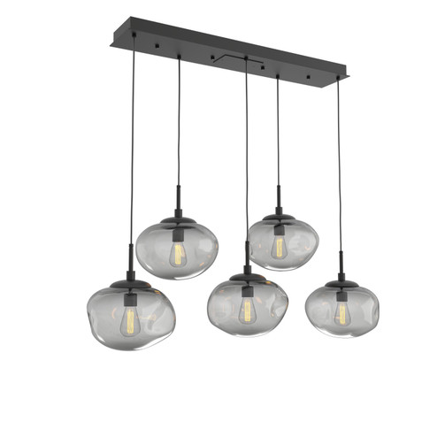 Nova Five Light Pendant in Matte Black (404|PLB0064-05-MB-S-C01-E2)