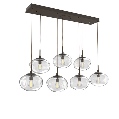 Nebula Seven Light Pendant in Flat Bronze (404|PLB0064-07-FB-C-C01-E2)
