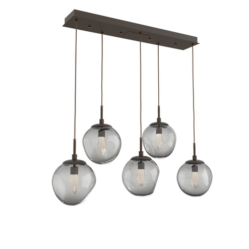 Aster LED Pendant in Flat Bronze (404|PLB0066-05-FB-GS-C01-L1)