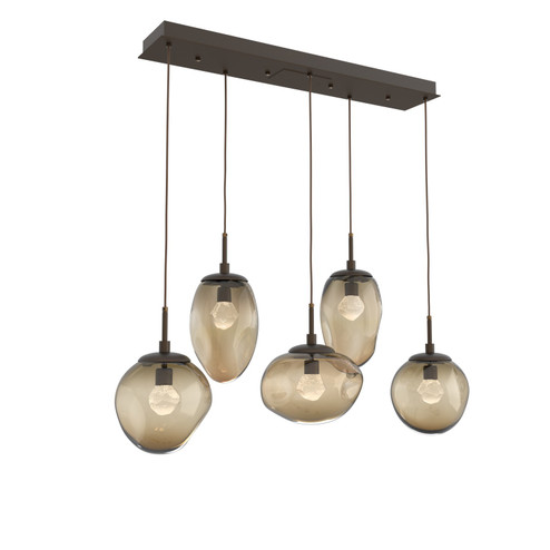 Cosmos LED Linear Pendant in Flat Bronze (404|PLB0069-05-FB-ZB-C01-L3)