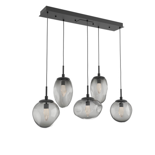 Cosmos LED Linear Pendant in Matte Black (404|PLB0069-05-MB-GS-C01-L3)