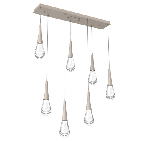 Raindrop LED Linear in Beige Silver (404|PLB0078-07-BS-C-C01-L1)