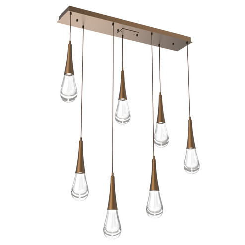 Raindrop LED Linear in Flat Bronze (404|PLB0078-07-FB-C-C01-L1)