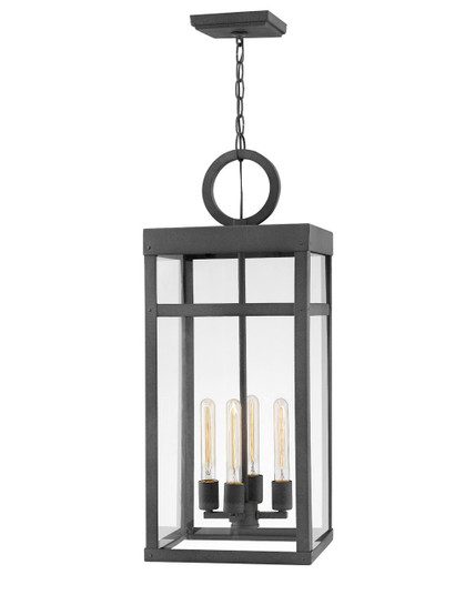 Porter LED Chandelier in Aged Zinc (13|2808DZ-LL)