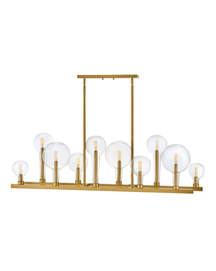 Alchemy LED Linear Chandelier in Lacquered Brass (13|30528LCB)