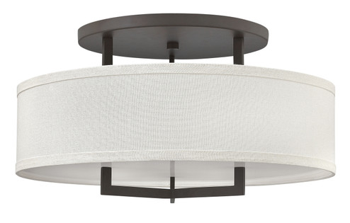 Hampton LED Semi-Flush Mount in Buckeye Bronze (13|3211KZ)