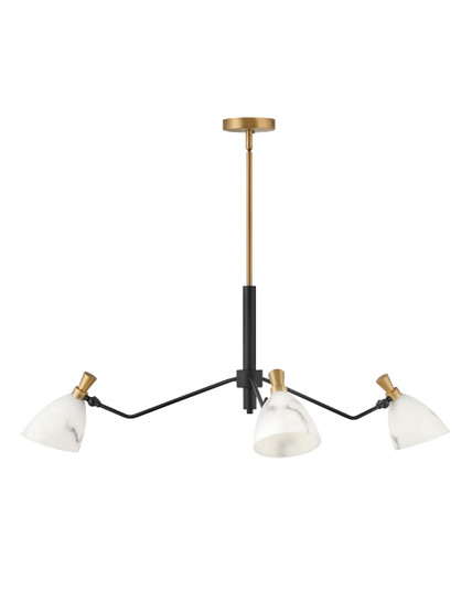 Sinclair LED Chandelier in Heritage Brass (13|33793HB)