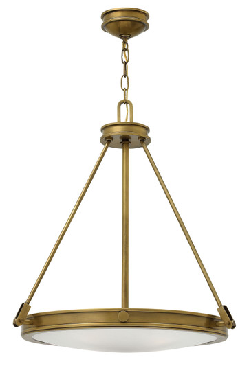 Collier LED Pendant in Heritage Brass (13|3384HB)