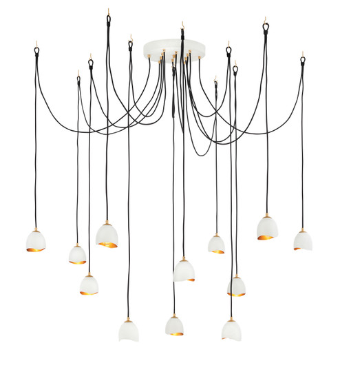 Nula LED Pendant in Shell White (13|35908SHW)