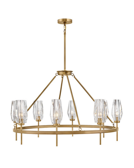 Ana LED Chandelier in Heritage Brass (13|38258HB)