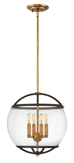 Calvin LED Chandelier in Black (13|3934BK)