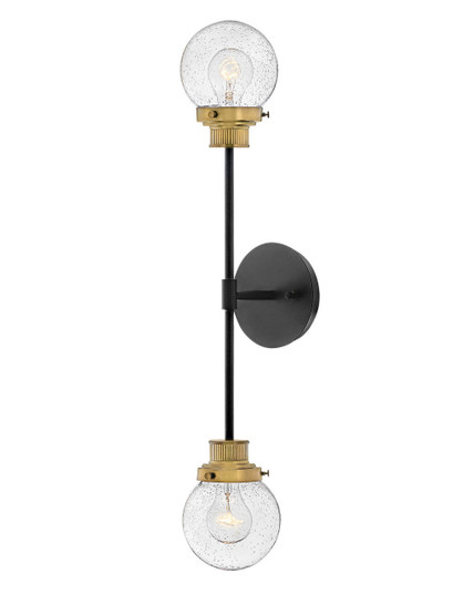 Poppy LED Wall Sconce in Black (13|40692BK)