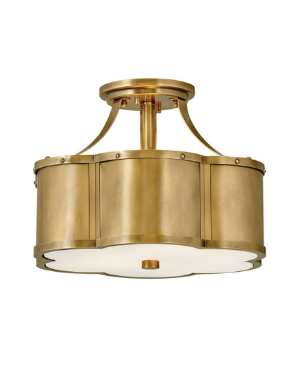 Chance LED Foyer Pendant in Heritage Brass (13|4443HB)