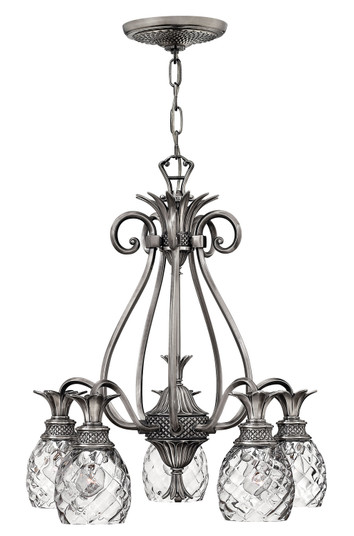 Plantation LED Foyer Pendant in Polished Antique Nickel (13|4885PL)