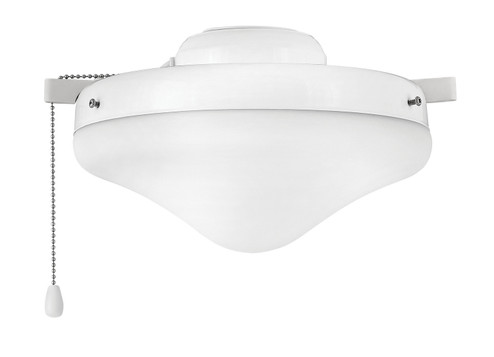Light Kit Heirloom Glass LED Fan Light Kit in Appliance White (13|930007FAW)