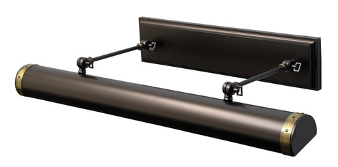 Steamer LED Picture Light in Mahogany Bronze w/Antique Brass (30|DSTLEDZ30-MBAB)