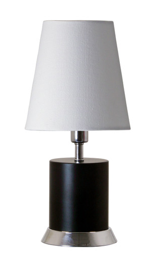 Geo One Light Table Lamp in Black Matte With Chrome Accents (30|GEO310)