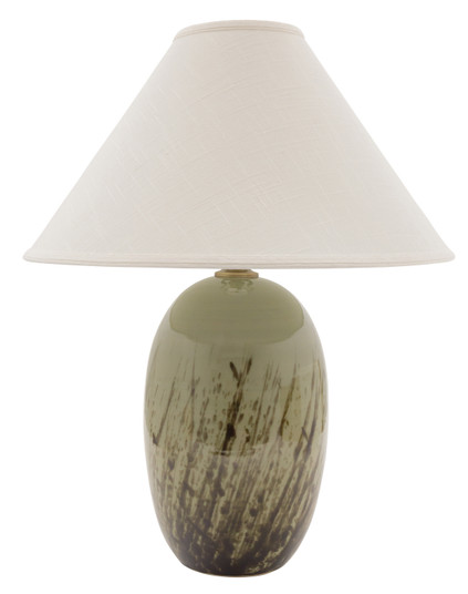 Scatchard One Light Table Lamp in Decorated Celadon (30|GS150-DCG) Scatchard One Light Table Lamp in Decorated Celadon (30|GS150-DCG)