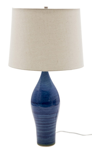 Scatchard One Light Table Lamp in Blue Gloss (30|GS170-BG)