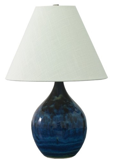 Scatchard One Light Table Lamp in Midnight Blue (30|GS200-MID)