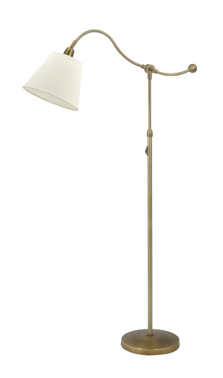 Hyde Park One Light Floor Lamp in Weathered Brass (30|HP700-WB-WL)