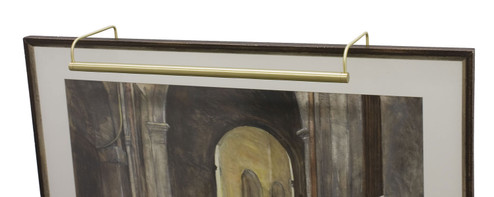 Slim-line Eight Light Picture Light in Satin Brass (30|SL40-51)