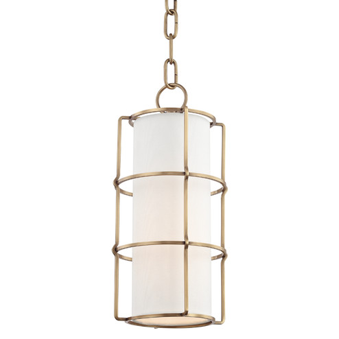 Sovereign LED Pendant in Aged Brass (70|1510-AGB)