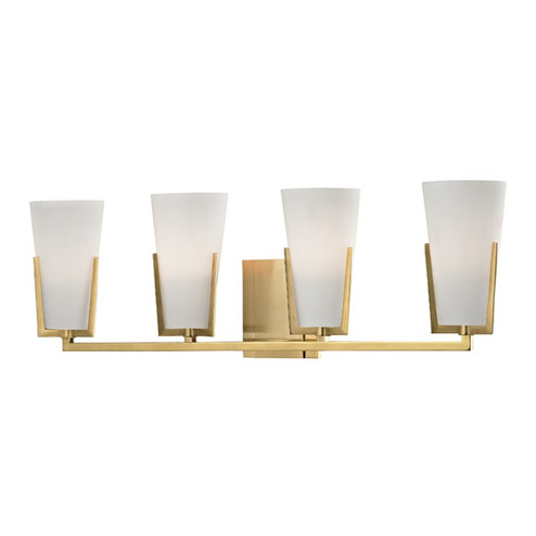 Upton Four Light Bath Bracket in Aged Brass (70|1804-AGB)