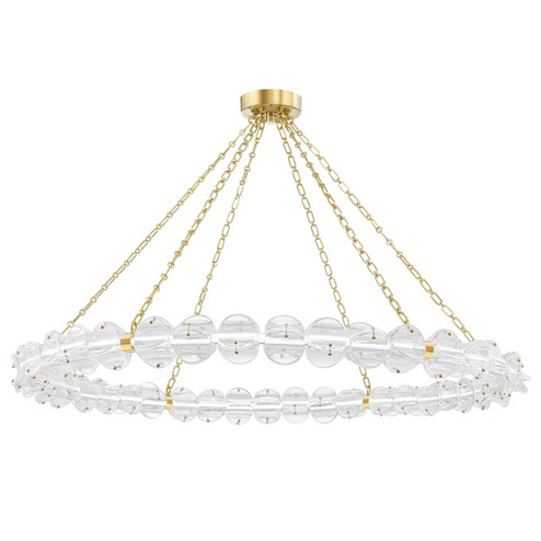 Lindley LED Chandelier in Aged Brass (70|1955-AGB)