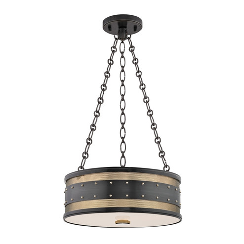 Gaines Three Light Pendant in Aged Old Bronze (70|2216-AOB) Gaines Three Light Pendant in Aged Old Bronze (70|2216-AOB)