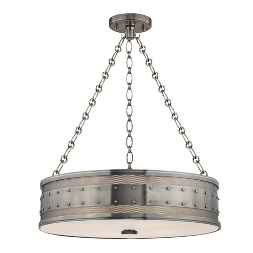 Gaines Four Light Chandelier in Historic Nickel (70|2222-HN)