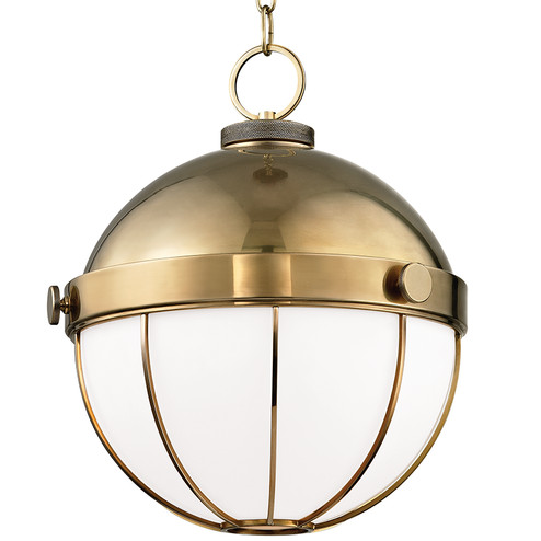 Sumner One Light Pendant in Aged Brass (70|2315-AGB)