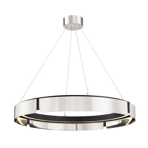 Tribeca LED Chandelier in Burnished Nickel (70|2933-BN/BK)