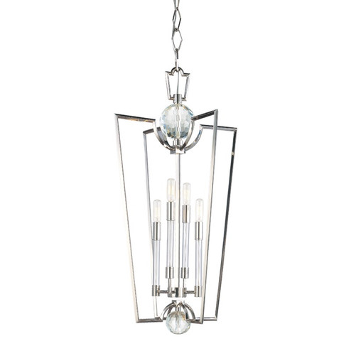 Waterloo Four Light Lantern in Polished Nickel (70|3017-PN)