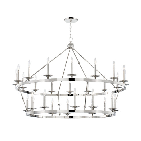 Allendale 28 Light Chandelier in Polished Nickel (70|3228-PN)