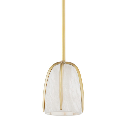 Wheatley One Light Pendant in Aged Brass (70|3510-AGB)