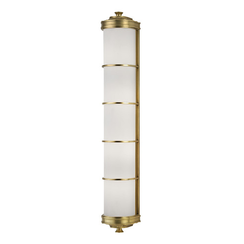 Albany Four Light Wall Sconce in Aged Brass (70|3833-AGB)