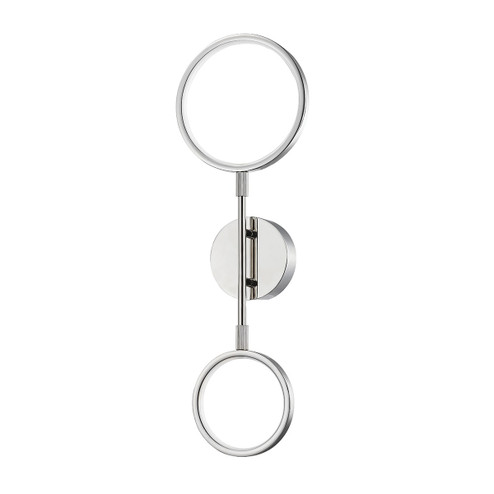 Saturn LED Wall Sconce in Polished Nickel (70|4102-PN)