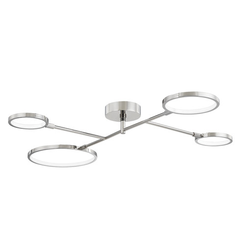 Saturn LED Flush Mount in Polished Nickel (70|4104-PN)