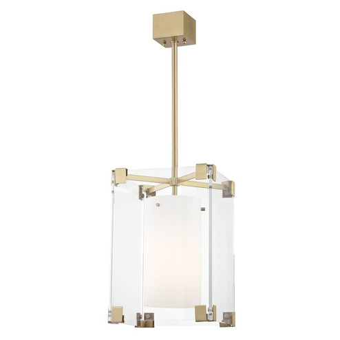 Achilles One Light Pendant in Aged Brass (70|4125-AGB)